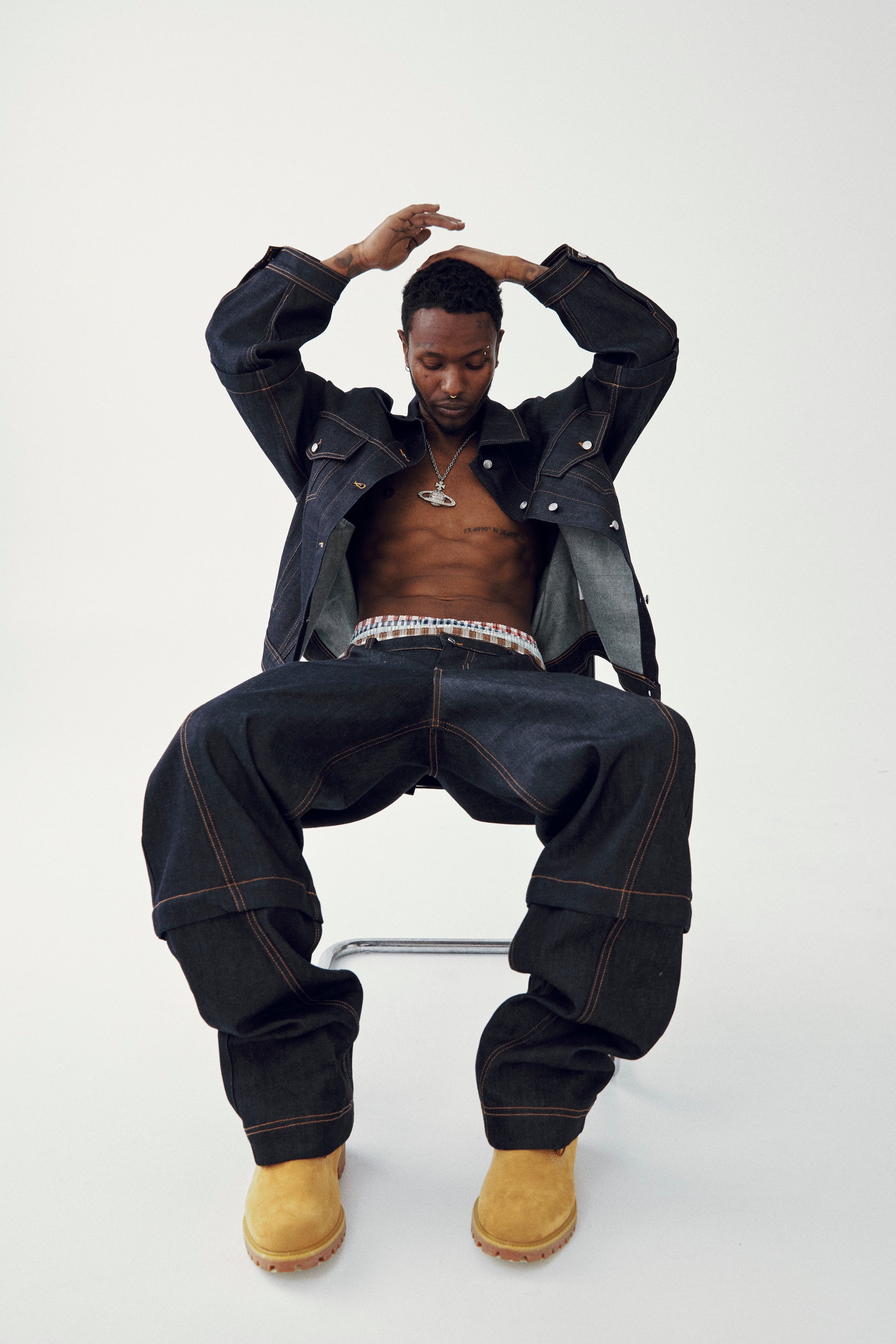 DIVISION JEAN in RAW INDIGO