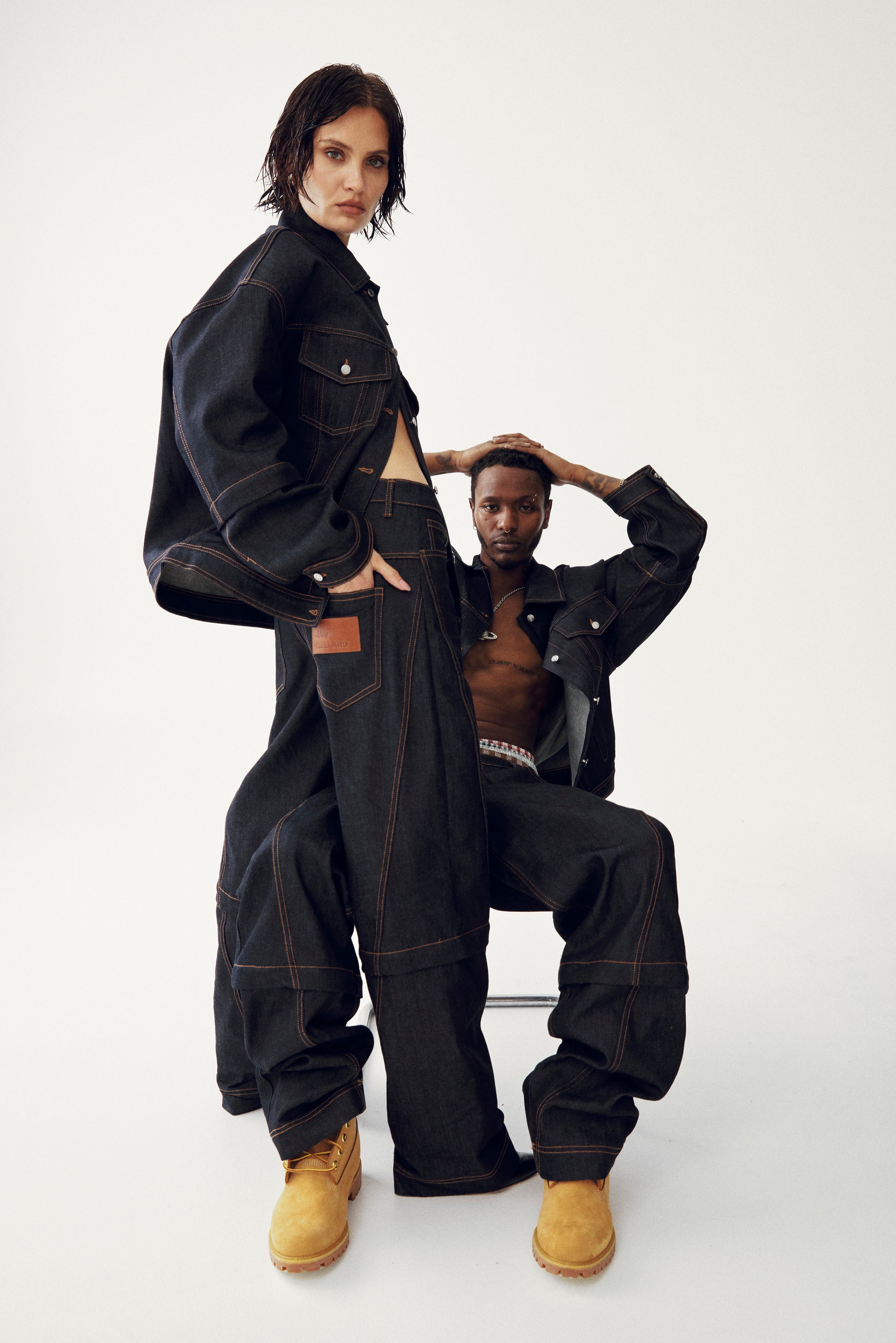 DIVISION JEAN in RAW INDIGO