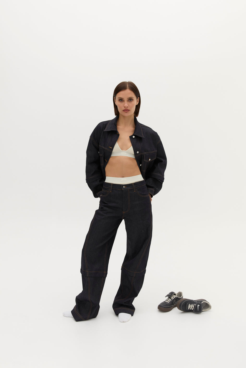 DIVISION JEAN in RAW INDIGO