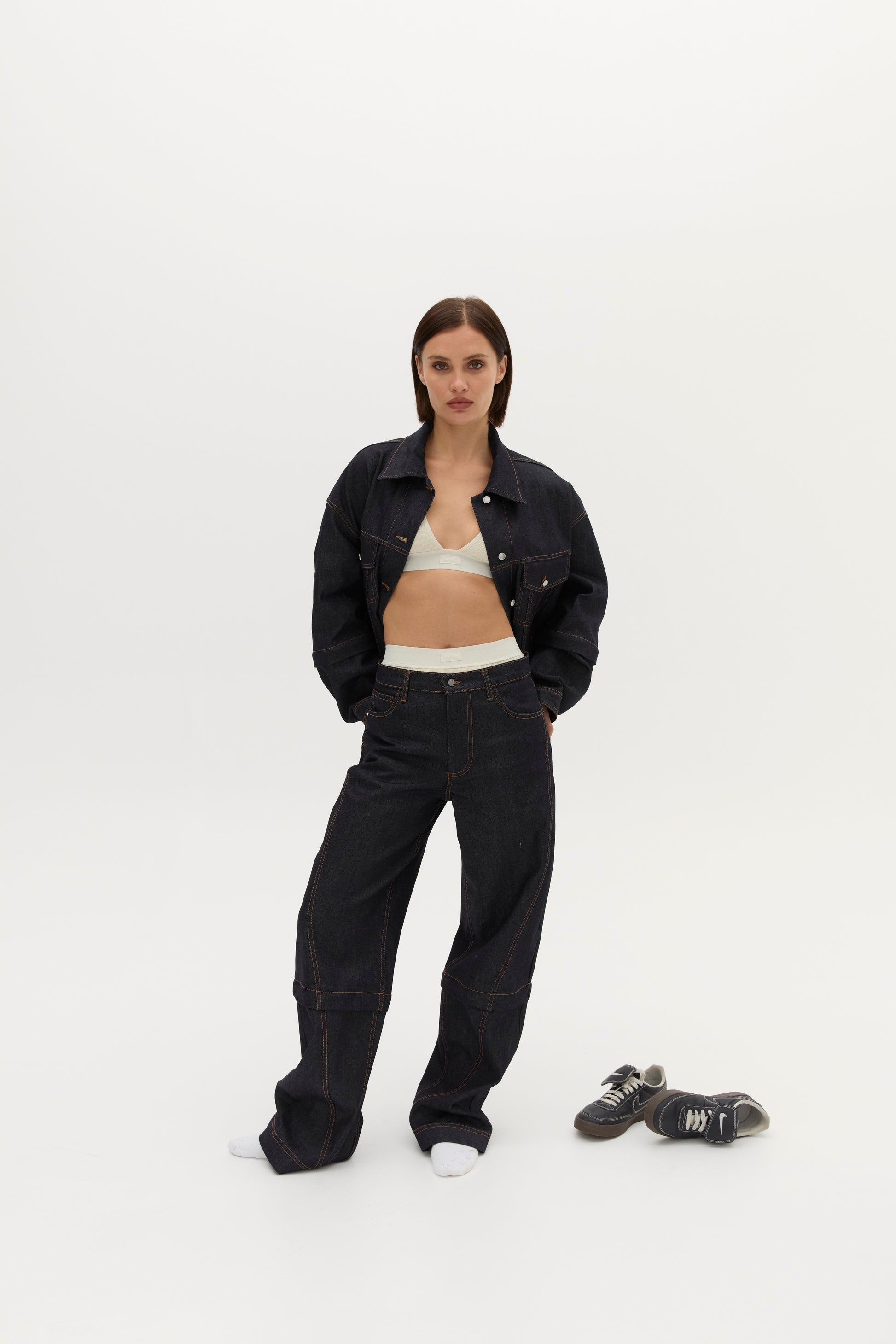 DIVISION JEAN in RAW INDIGO