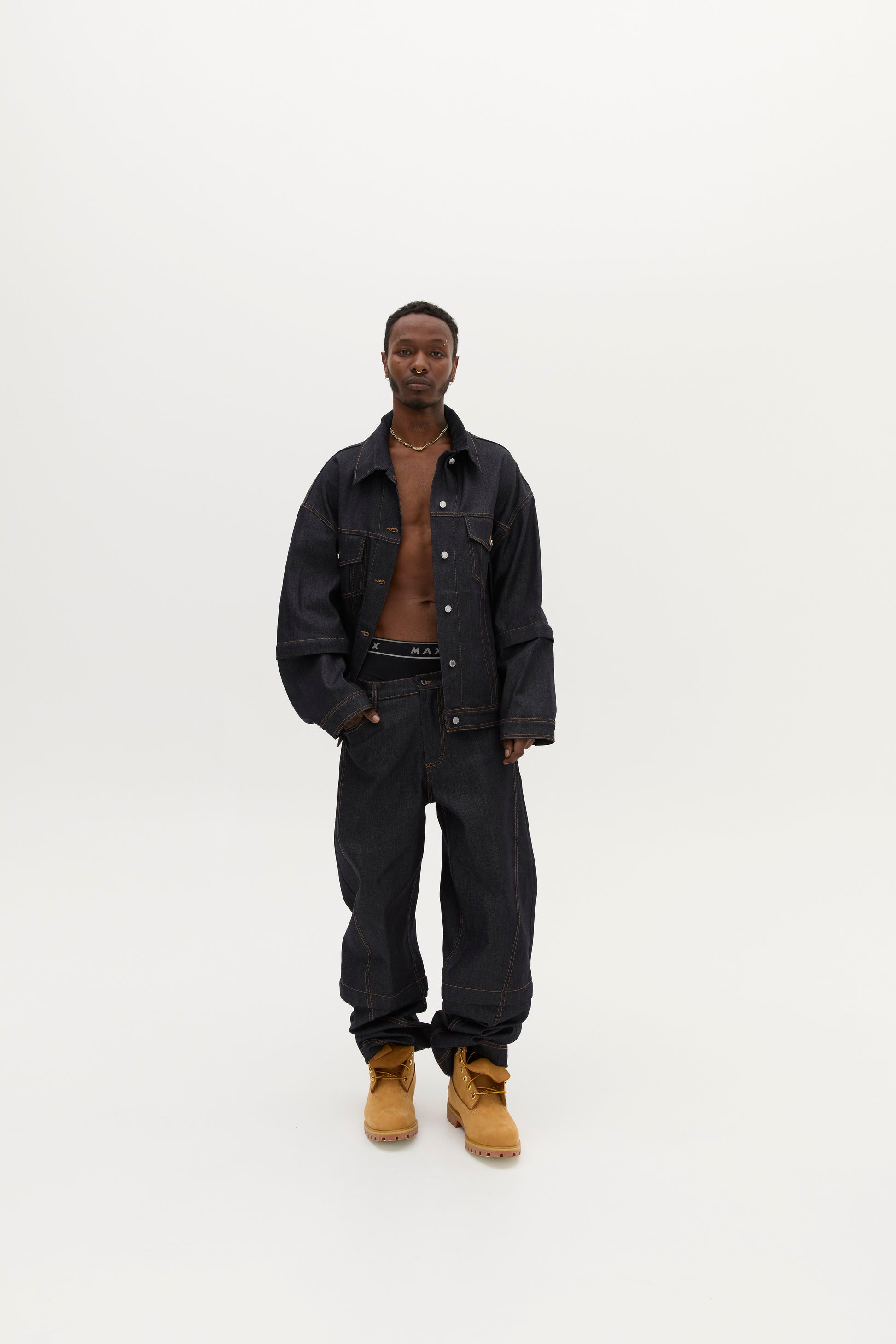 DIVISION JEAN in RAW INDIGO