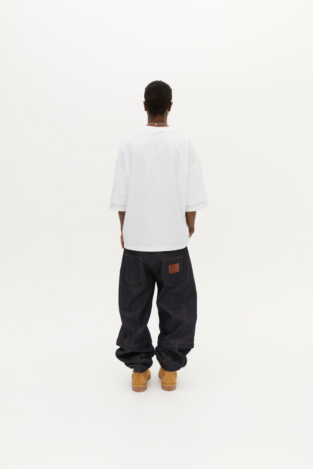DBL SLEEVE TEE in WATERCOLOUR