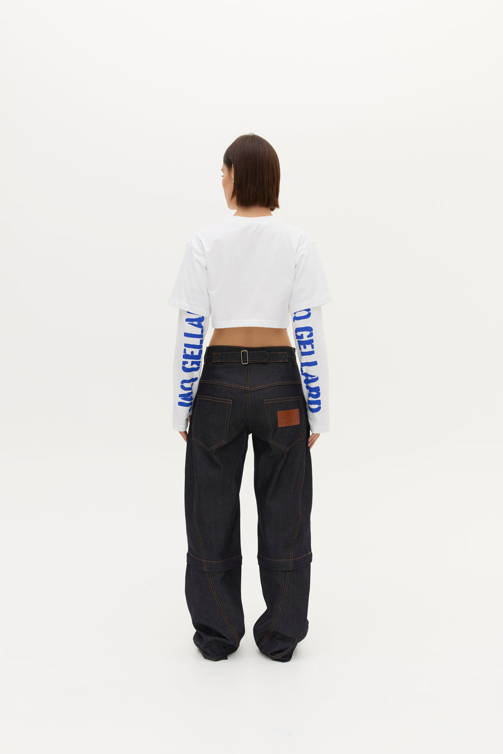 BACKTALK CROPPED L/S TOP