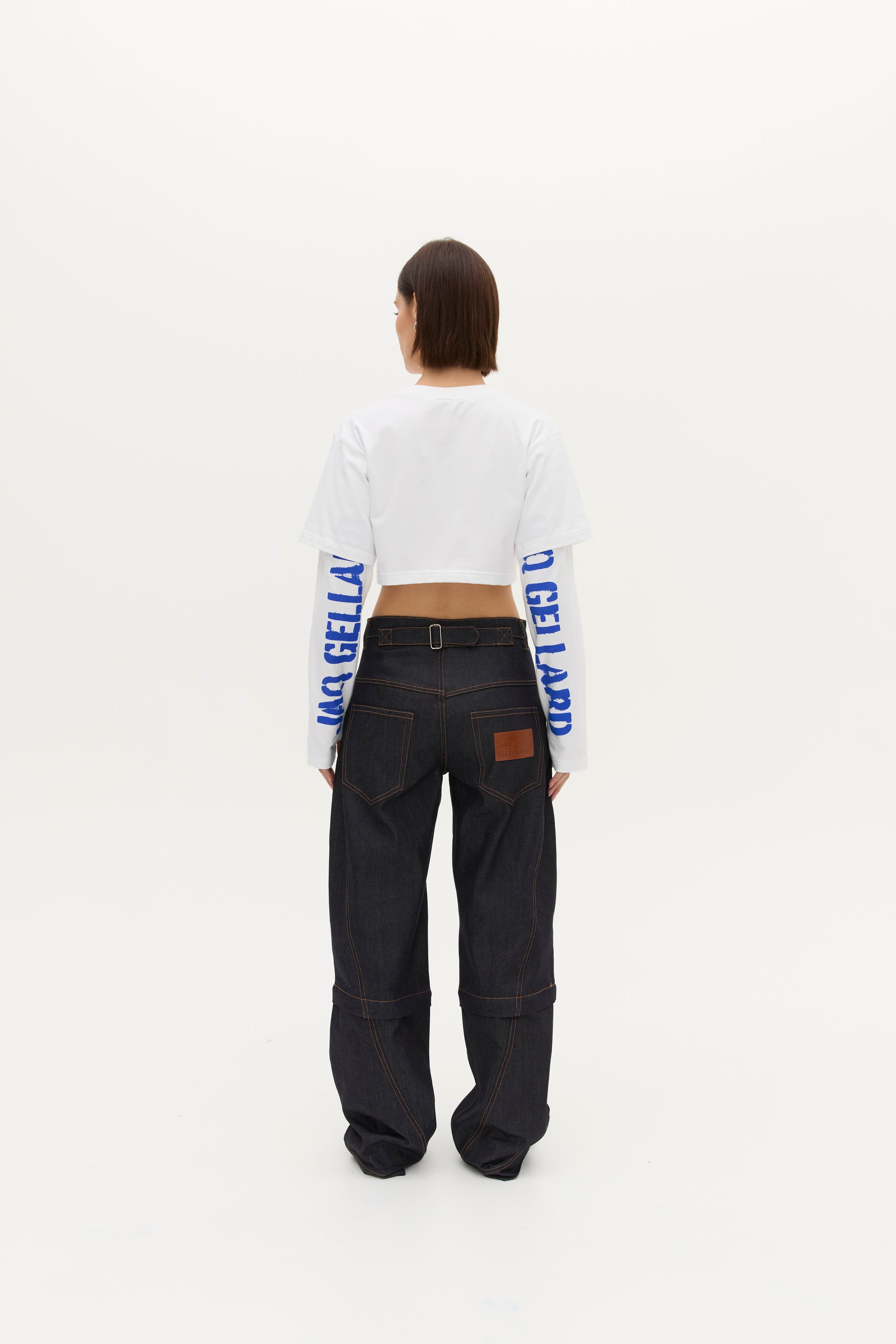 BACKTALK CROPPED L/S TOP